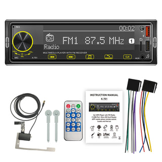 2.5D touch screen 1DIN Bluetooth Stereo Radio FM Car MP3 Player Remote Control