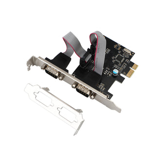 PCIE To 2-Port Dual RS232 Serial PCI-E Extender Board Adapter Card WCH382 Chip