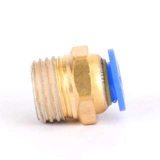 10 Pieces Pneumatic 6mm Tube X 1/4" Npt Male Connector Push To Connect Fitting