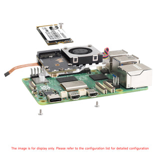 Raspberry Pi 5/5B PCIe to M.2 Adapter Board Radiator Fan Nvme Hard Disk Protocol