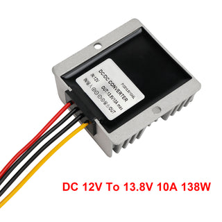 Waterproof DC/DC Converter Regulator 12V Step Up to 13.8V 10A 138W