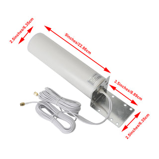 WiFi Antenna 4G LTE Antena SMA 28dBi Omni Antenne Male 5M Dual Cable 698-2700MHz