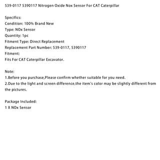 Nitrogen Oxide Nox Sensor 539-0117 5390117 Fits For CaterPillar 6 pins