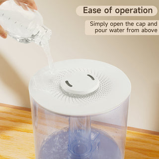 Topteng Humidifiers for Bedroom Large Room Home,(7.8L) Cool Mist Top Fill Essential Oil Diffuser for Baby & Plants&Pet, Large capacity dual mist outlet With UV sterilization