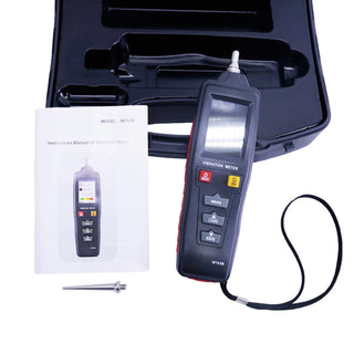 WT63B Portable Digital Vibration Meter Tester Color LCD Vibration Analyzer Test