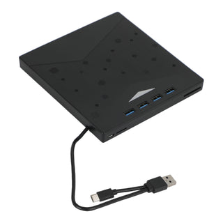 7 in 1 External CD/DVD Burner Drive USB 3.0 Type-c Type A CD-ROM Laptop External CD/DVD Drive for Laptop 7 in 1 USB 3.0 DVD Player Portable