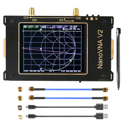 NanoVNA V2 3G 3.2" Vector Network Antenna Analyzer 50kHz-3GHz For Shortwave Generic