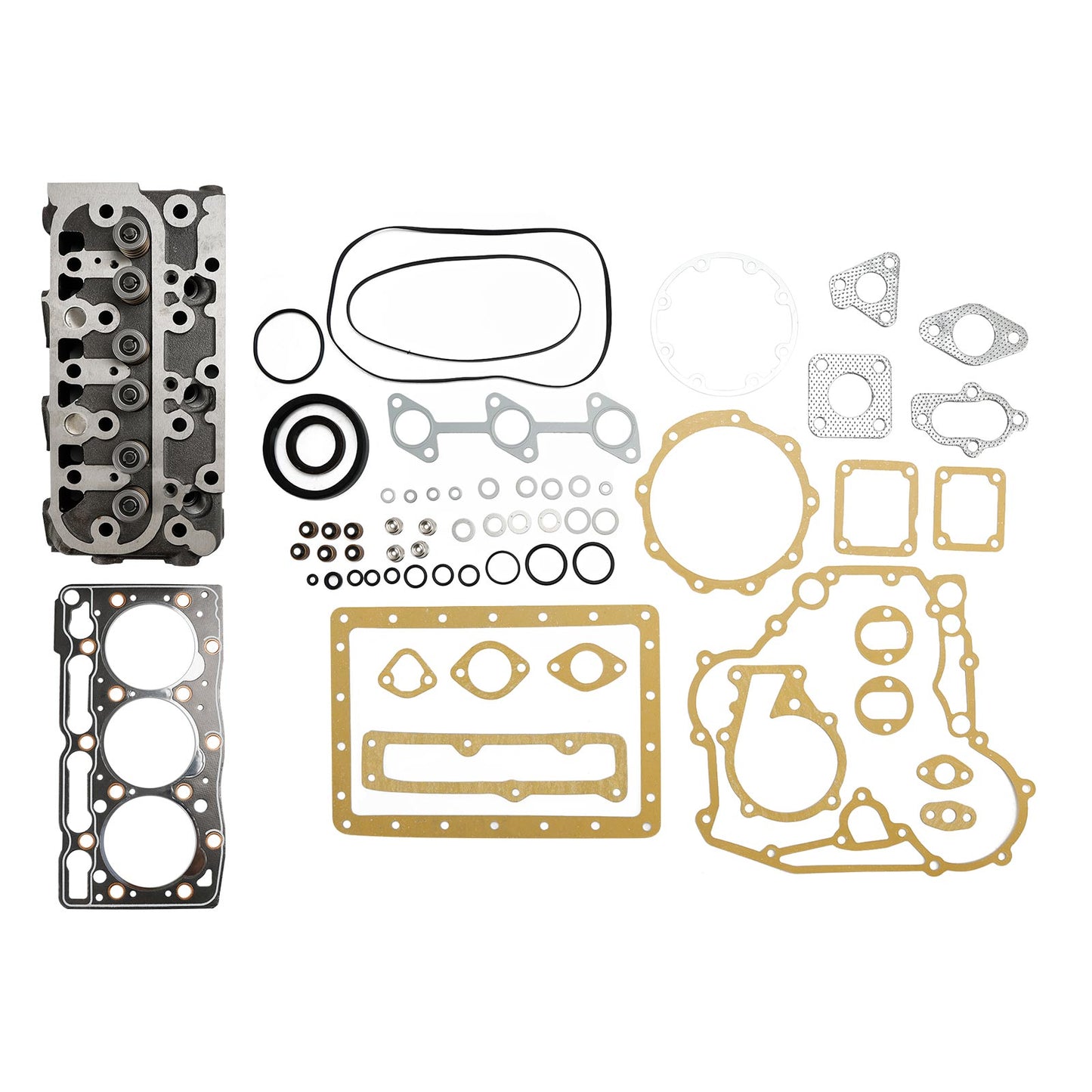 D1005 Complete Cylinder Head with Full Gasket Kit Fits for Kubota D1005 Engine