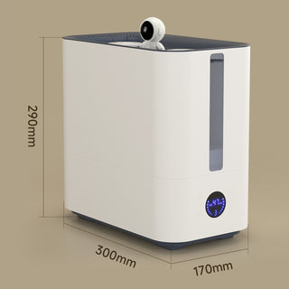 Top-Fill Smart Humidifier - 9.8L Large Capacity, Ultra-Quiet 34dB & Auto Shut-Off