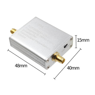 Full Band Low Noise Amplifier 20dB High Gain Power Preamplifier HT004 100K-6GHz