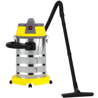 10-Gal Stainless Steel Wet Dry Vac - 8 Peak HP, Commercial Power for Shop & Garage