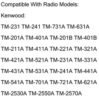 1Pcs MC-44 Car Mic Microphone For Kenwood TM-231 TM-231A TM-241 TM-331A Radio