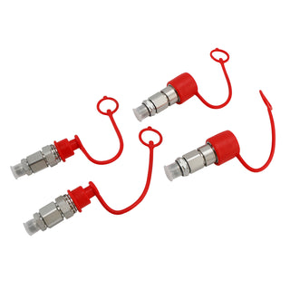 2 Three Way Diverter Valves For 1-2 Ton Chinese Mini Excavator W/ Quick Connects