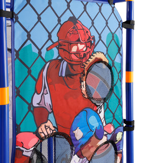 5In1 Multi Toss Game Set Play Football,Baseball,Basketball,Rugby And Fly Ball