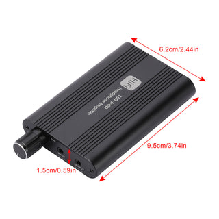 HIFI Heavy Bass Headphone Amplifier Portable Headset AMP 3.5mm AUX Audio Port