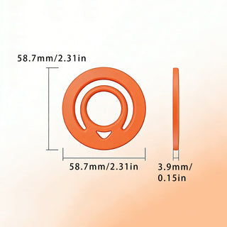 Liquid Silicone Magnetic Phone Grip Stand MagSafe for iPhone 17 16 15 14 Pro Max