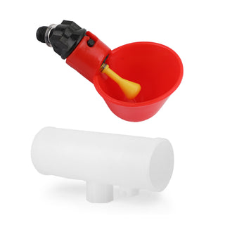 4PCS Water Drinking Cups Chicken Waterer Automatic Poultry Drinkers