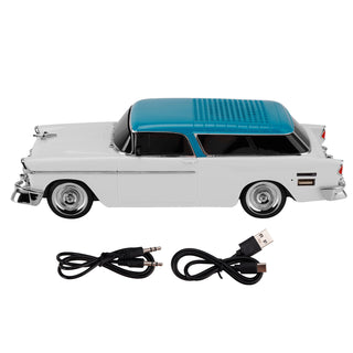 WS-1955 Bluetooth Replica Speaker Retro Speaker Car Design HD Sound TWS FM Radio