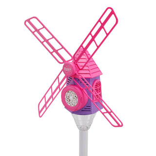 Windmill Bubble Machine Standing Bubble Blower With Light Outdoor Kid Toy Party