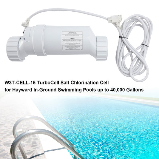 000 Gallons W3T-CELL-15 TurboCell Salt Chlorination Cell for Hayward up to 40