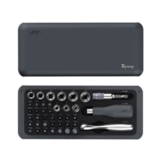 41-in-1 Mini Ratchet Screwdriver Set, Alloy Steel & PC for Electronics & Home Fix