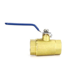 3-Way Ball Valve Female L Port Lever Handle 1" NPT Made Of Forged Brass