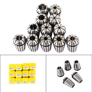 12Pcs ER20 Spring Collet 1/8"-1/2" For CNC Milling Lathe Tool Workholding