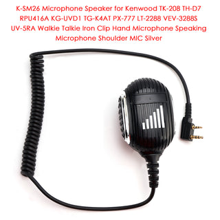 K-SM26 Microphone Speaker for TK-240 TH-K2 RPV516A KG659 TG-45AT PX888 LT-6288