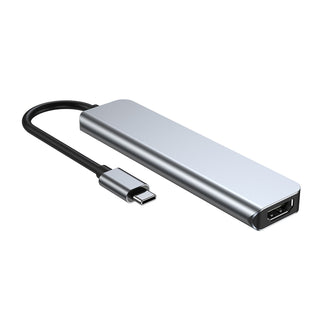 Type-c HUB For PC 6 in 1 Multi Splitter HD Output  Multifunctional USB 3.0 Dock