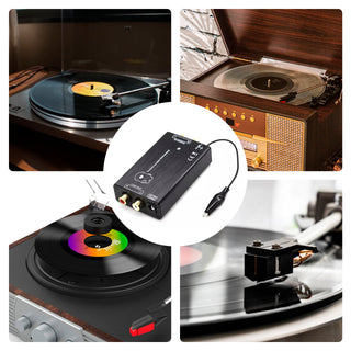 T11 Phono Preamp Preamplifier MM Phono Turntable Stage Preamp Phonograph Pre-Amp
