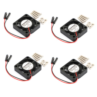 4x 2 pins 30x30x7MM 30MM 3007 DC 5V 0.2A Cooling Fan Raspberry Pi 4B 3B+ 2B / B+