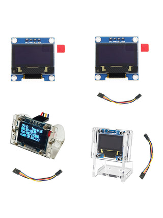 Raspberry Pi 4B 0.96-inch OLED Display Module IP Hard Disk Information Display