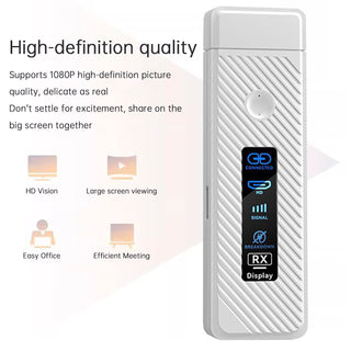 HDMI Wireless Screen Projector HD Video Transmitter Receiver Same Screen Device