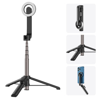 Magnetic Mobile Phone Mini Selfie Stick Magesafe Bluetooth Remote Control Tripod