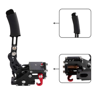 14Bit PS4/PS5 USB SIM Handbrake for Racing Games Steering Wheel Stand G29 Black