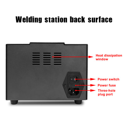 1000W Hot Air Rework Station Soldering Heat Gun Digital Display Station AC110V