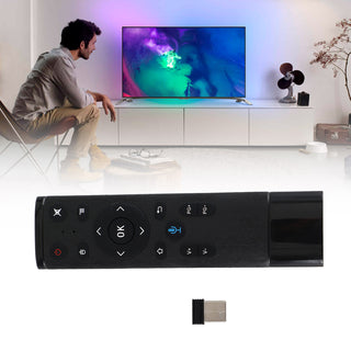 Gyro Voice Remote Q5 Google Control WiFi Air Mouse USB for Android Smart TV Box