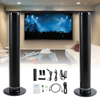 Detachable Surround Sound Bar Bluetooth 2 Speaker in 1 Subwoofer TV Home Theater