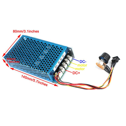 DC10-30V 100A 3000W Programable Reversible Motor Speed Controller PWM Control Generic