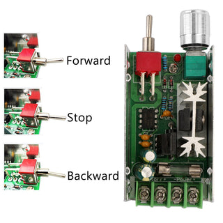 DC Motor Speed Controller Reversible PWM Reversing Control Switch 12/24V 40V