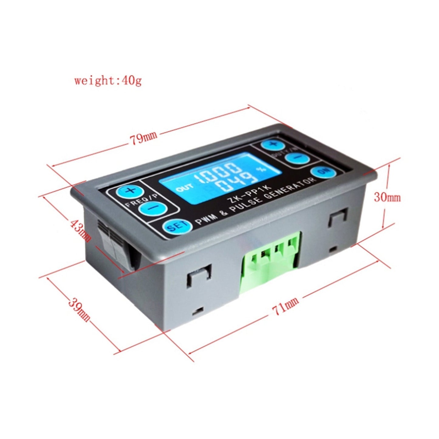 PWM Signal Generator Module Adjustable Pulse Frequency Duty Cycle Square Wave Generic