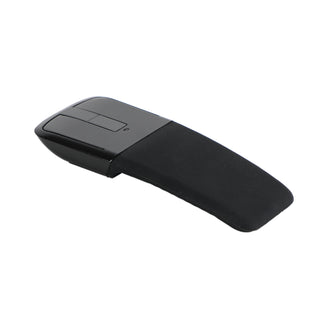 2.4GHz Foldable Arc Touch Wireless Mouse Optical Mice With USB Receiver Black