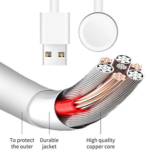 USB Magnetic Charger Cable Dock For Apple Watch iWatch Series 2/3/4/5/6/SE/7/8