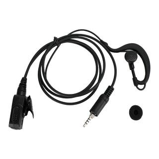 Walkie-Talkie Ear-Hook Headset Oval PTT For ICOM IC-M33 M34 M36 M23 M24 M25
