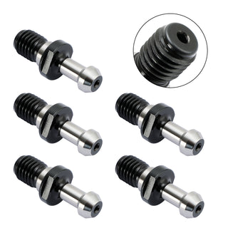 5Pcs CAT40 45° 0.589" Degree Pull Stud Retention Knob Fits HAAS CAT CNC Silver