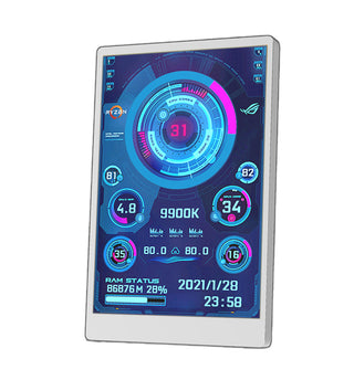 3.5" IPS USB Screen AIDA64 PC CPU RAM HDD Data Monitor Type-C Sub Screen White