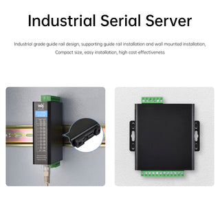 Industrial Isolated Serial Port Module Serial Port Server Eight-Way RS485 to RJ45