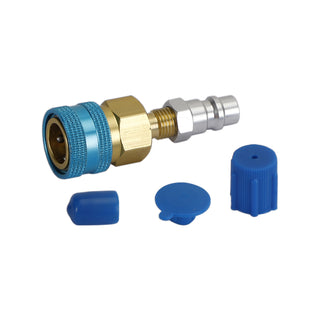1/4" SAE Low Side Quick Coupler Hose Adapter Fitting Connector