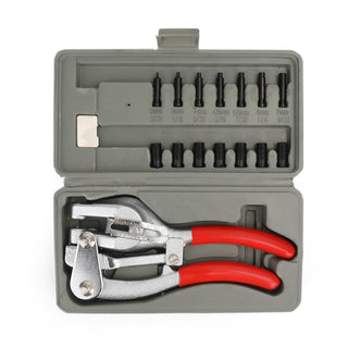 1 Ton 7 Sizes Dies Aviation Power Punch Kit Sheet Metal Hole Punching DIY Repair