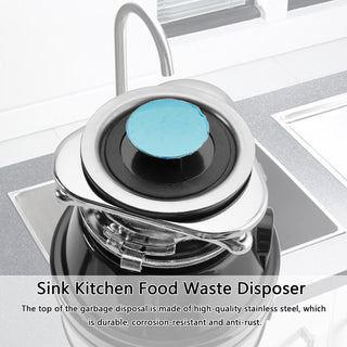 Garbage Disposal 3/4 HP 2800 RPM Under Sink Kitchen Food Waste Disposer w/ Plug